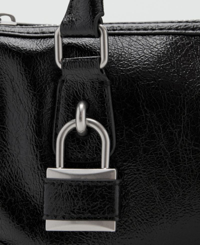 Women's Mini Shiny Handles Handbag