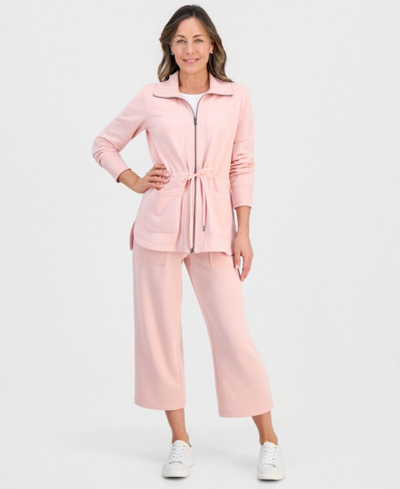 Petite LuxLounge Fleece Anorak Knit Jacket