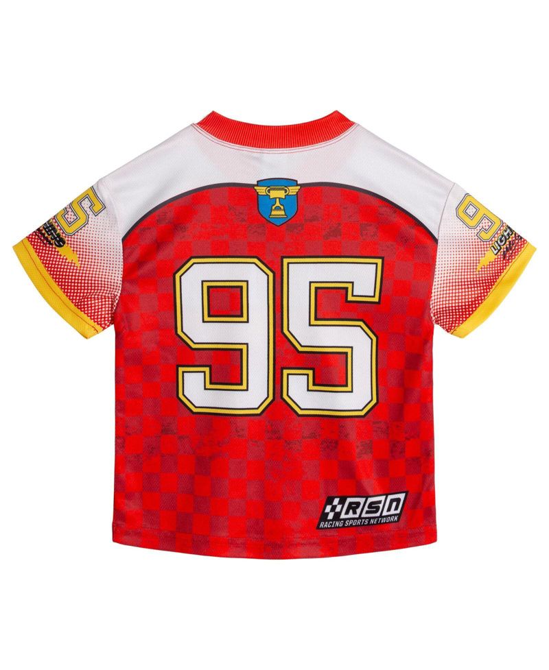 Lightning McQueen Boys' Athletic 2-Piece Tee and Joggers Set