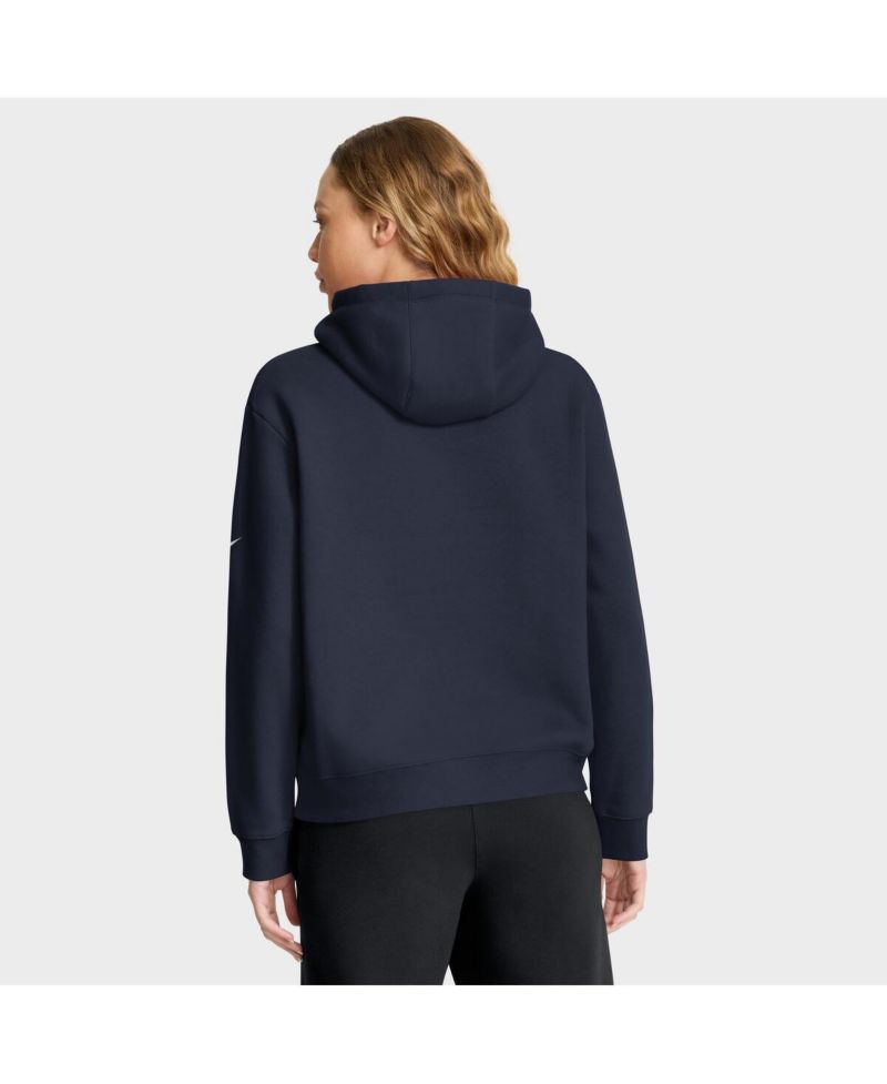 Women's Navy Chicago Bears Club Fleece Pullover Hoodie