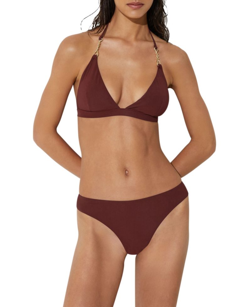 Women's Ruby Trim Detail Triangle Bikini Top