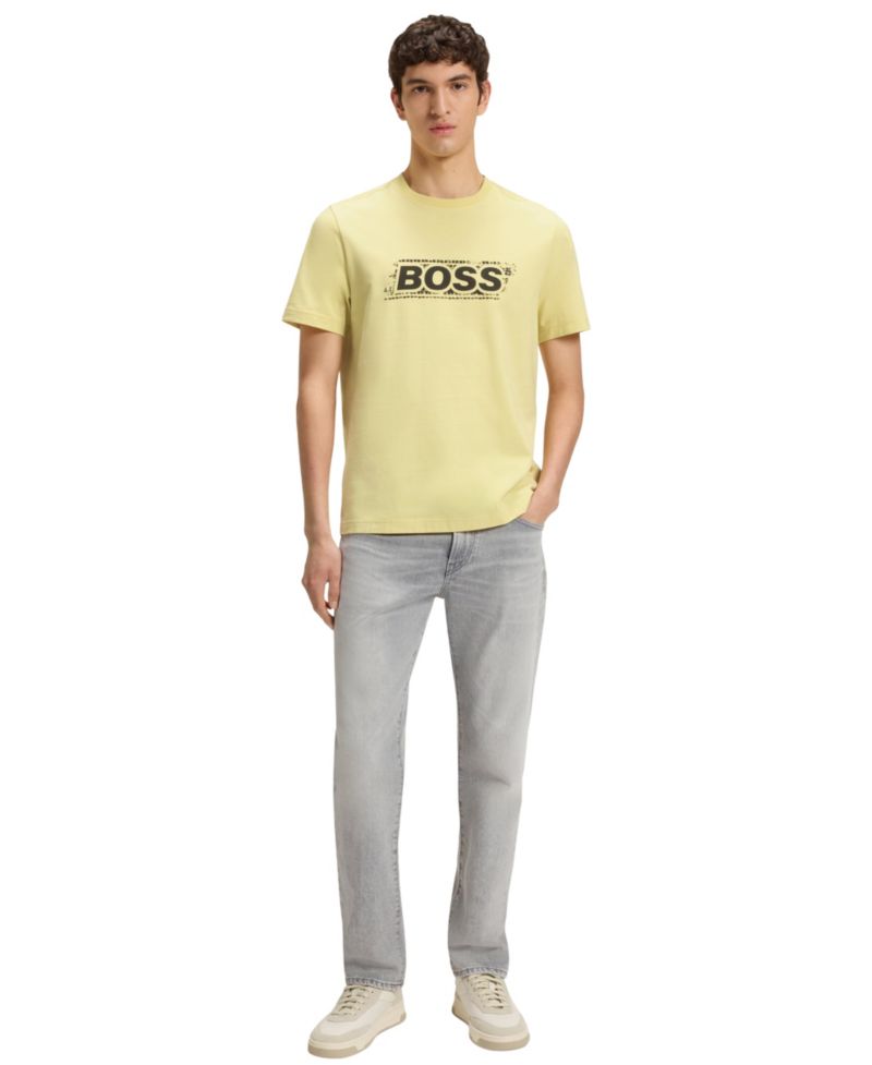 Men's Logo Artwork Cotton-Jersey T-Shirt