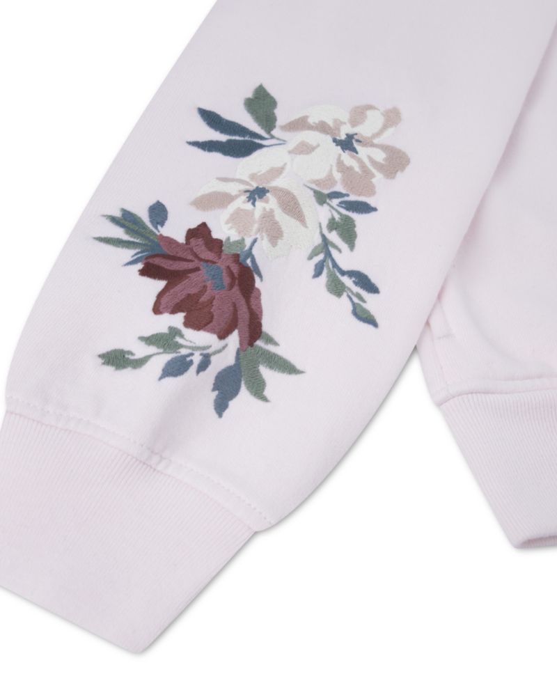 Girls' 5-16 Embroidered Legging Friendly Hoodie