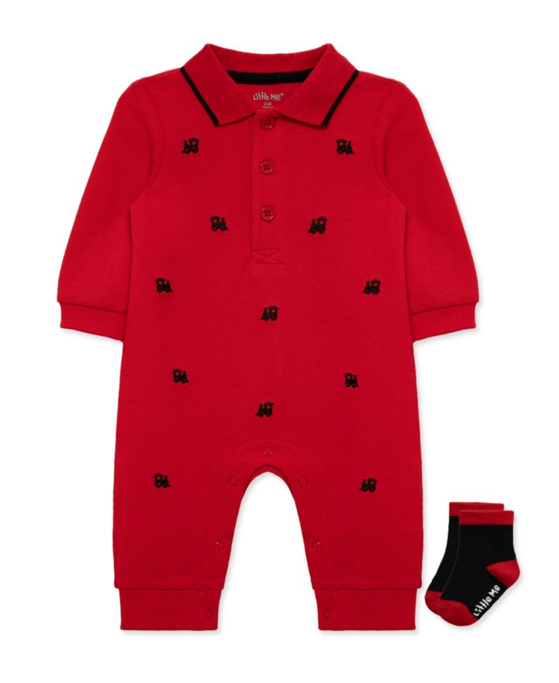 Baby Boys' Trains coverall and Socks, 2-Piece Set