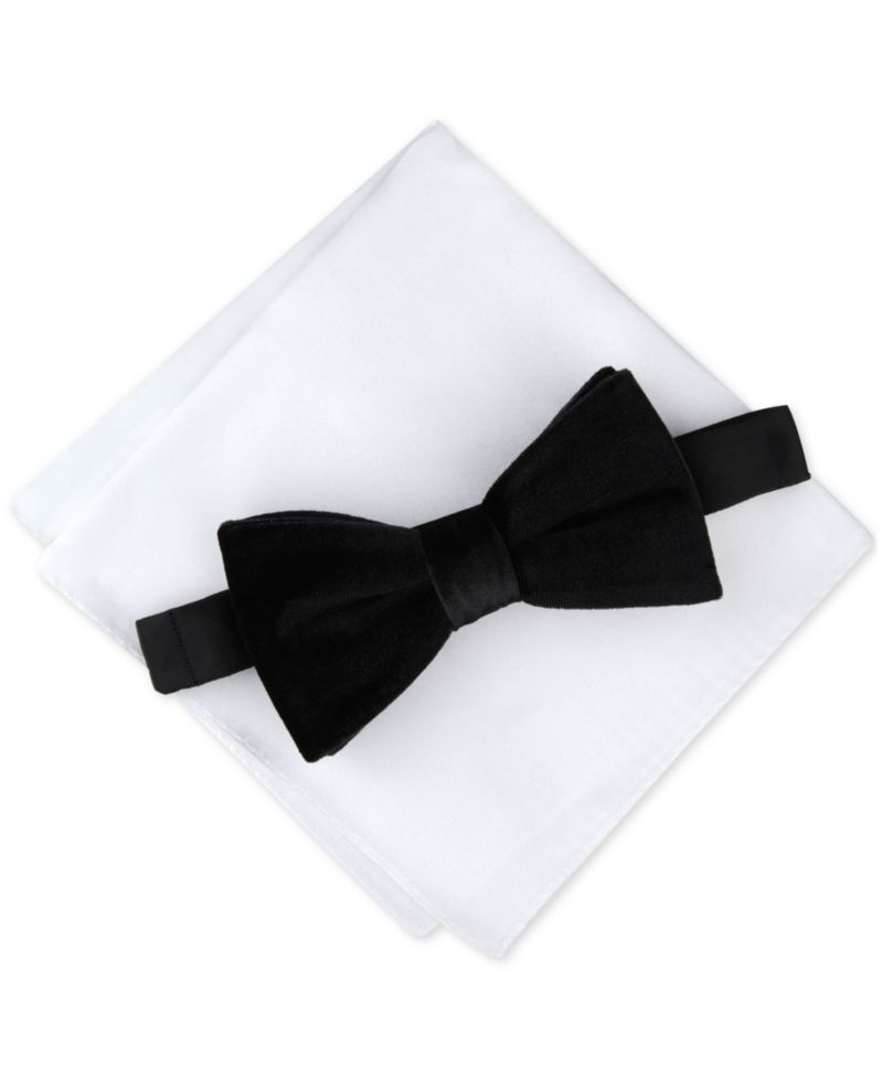 Men's Cameo Velvet Solid Bowtie