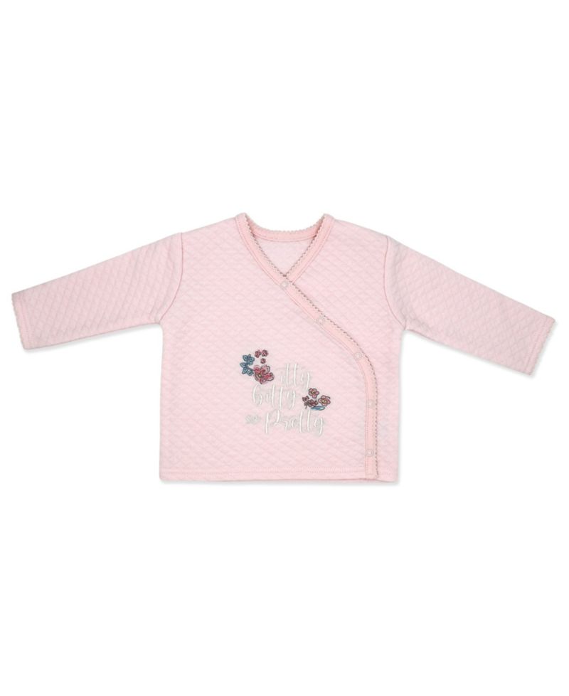 Baby Girls' Long-Sleeve Top, Pant and Cap, 3-Piece Set