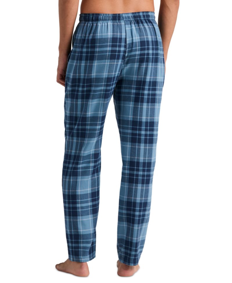 Men's Flannel Plaid Drawstring Waist Sleep Pants