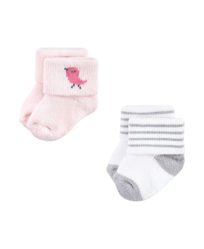 Baby Girls Hudson Grow With Me Socks 12pk