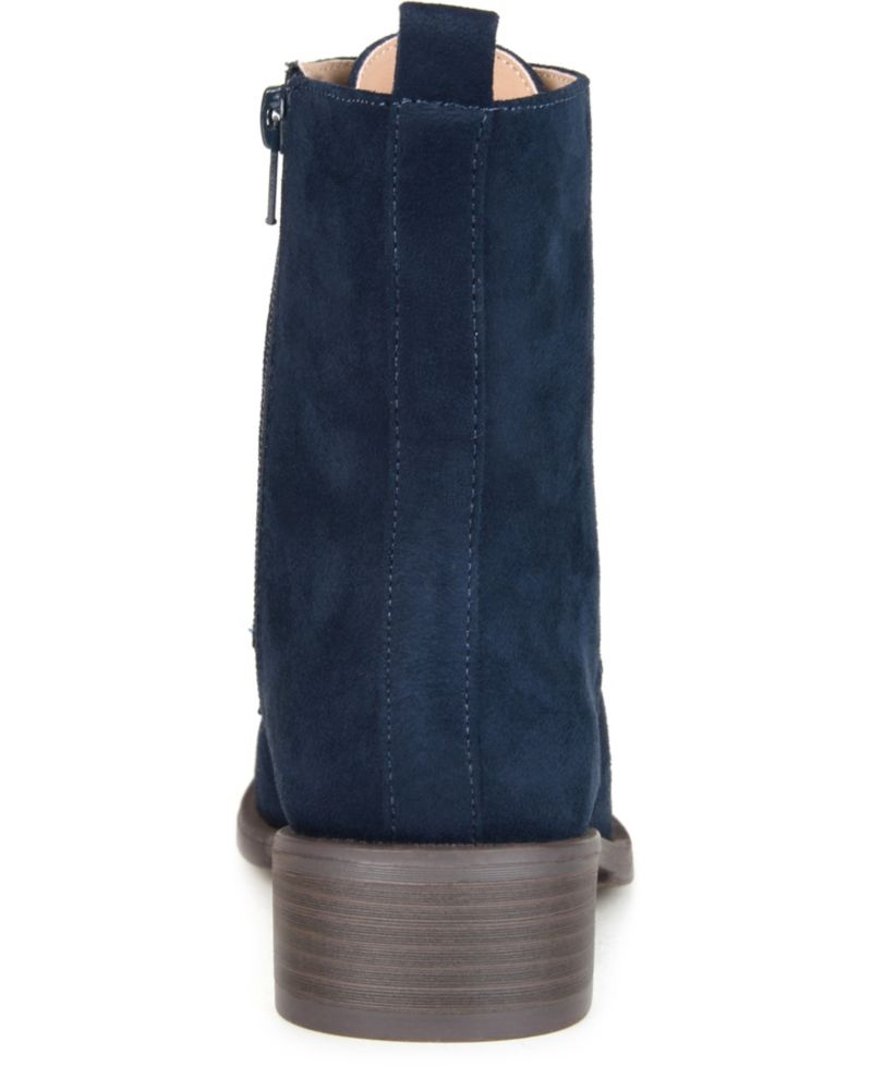 Women's Vienna Lace Up Stacked Heel Booties