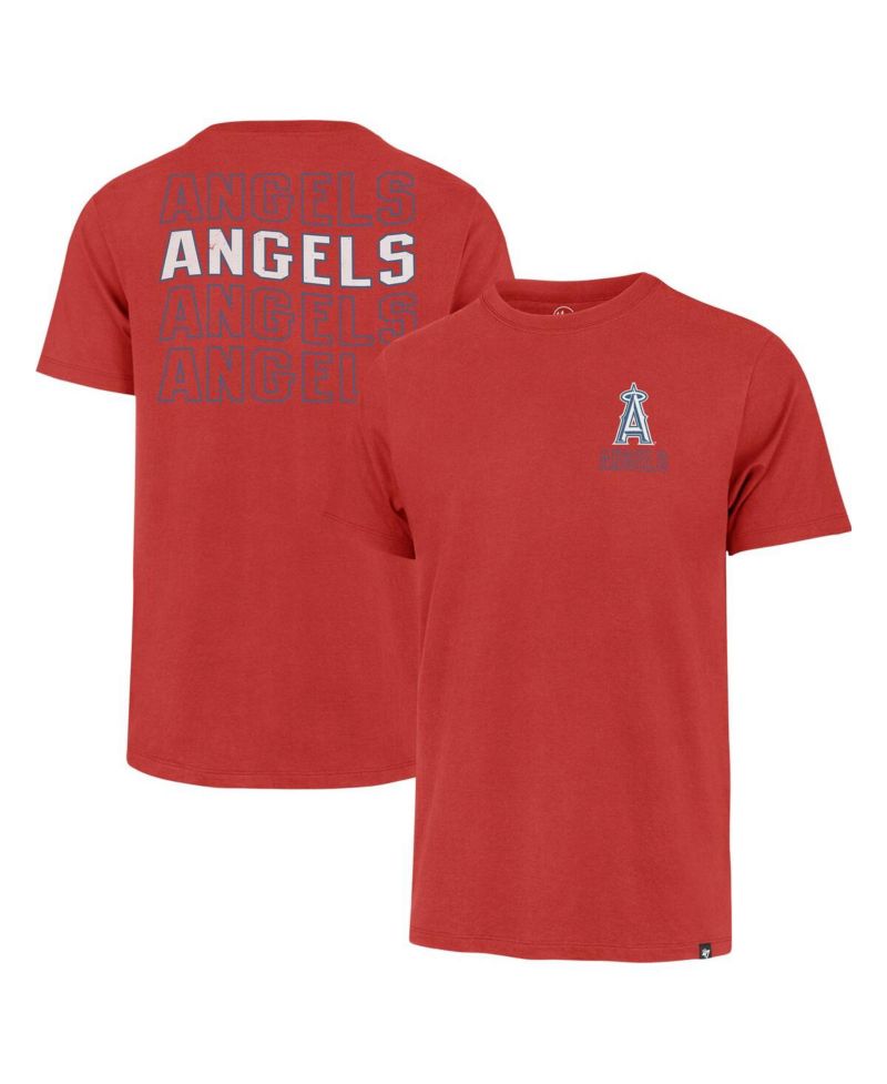 Men's Red Los Angeles Angels Hang Back Franklin T-Shirt