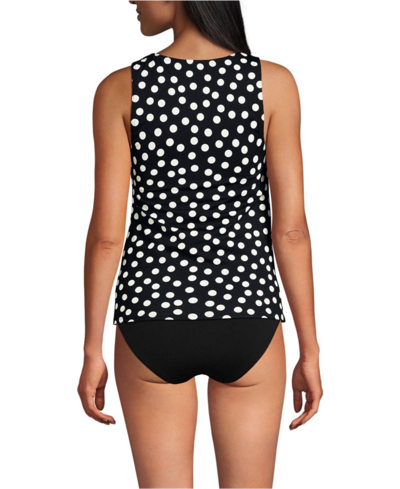 Petite High Neck UPF 50 Sun Protection Modest Tankini Swimsuit Top