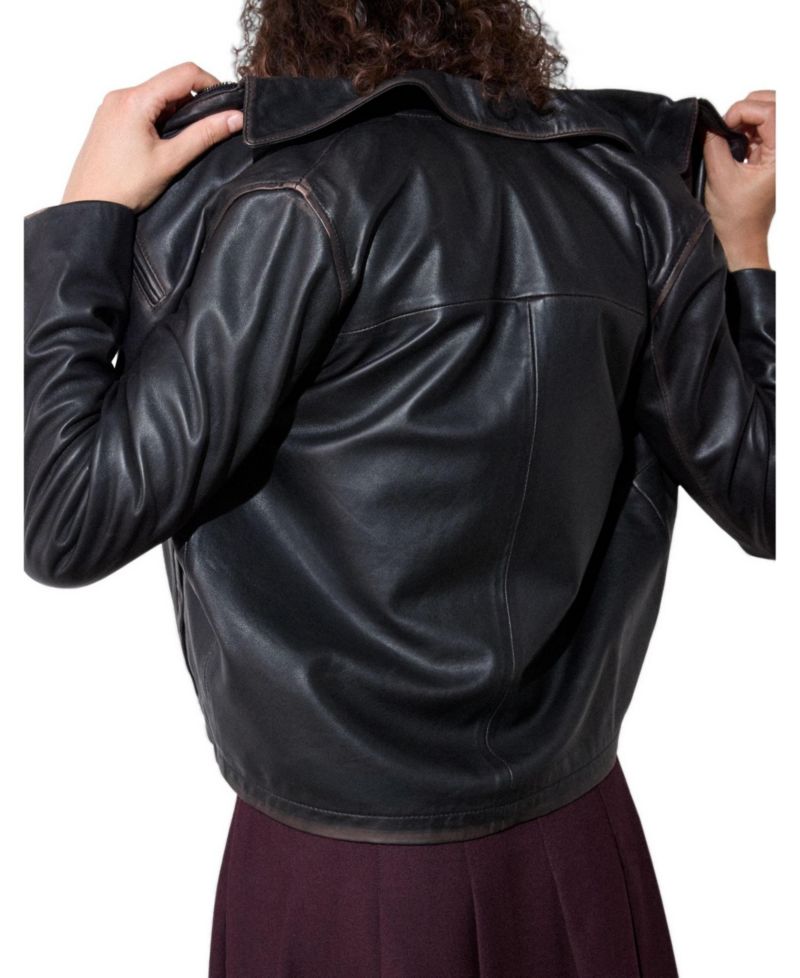 Women's Kate Burnished Leather Jacket