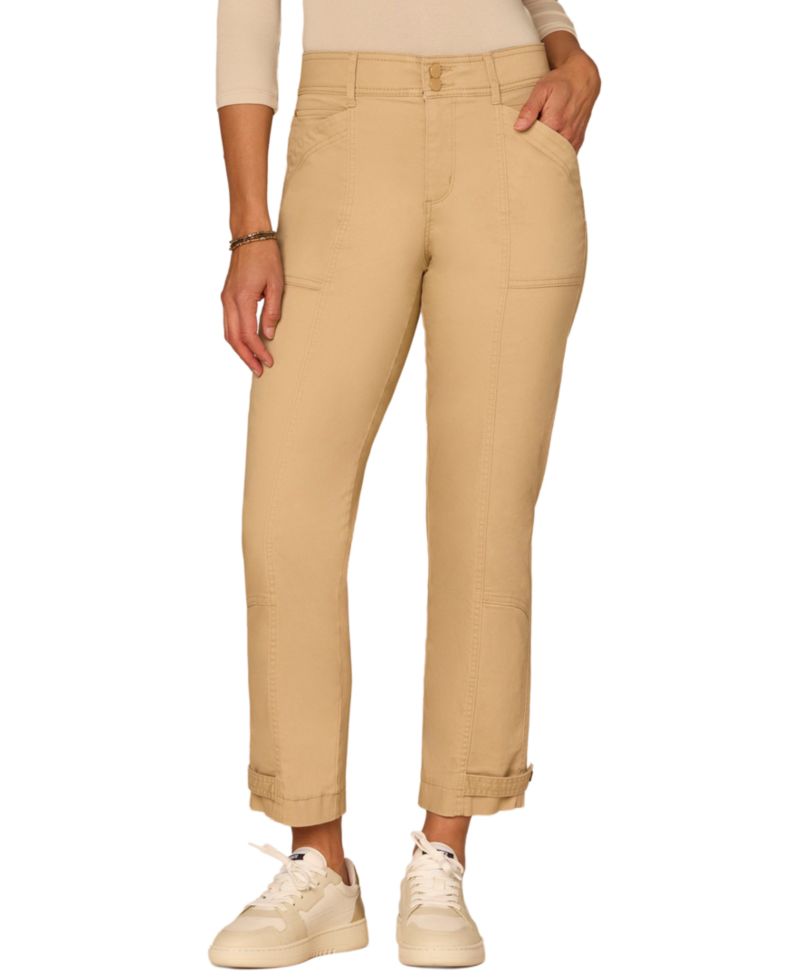 Petite "Ab"solution High-Rise Tapered Utility Pants