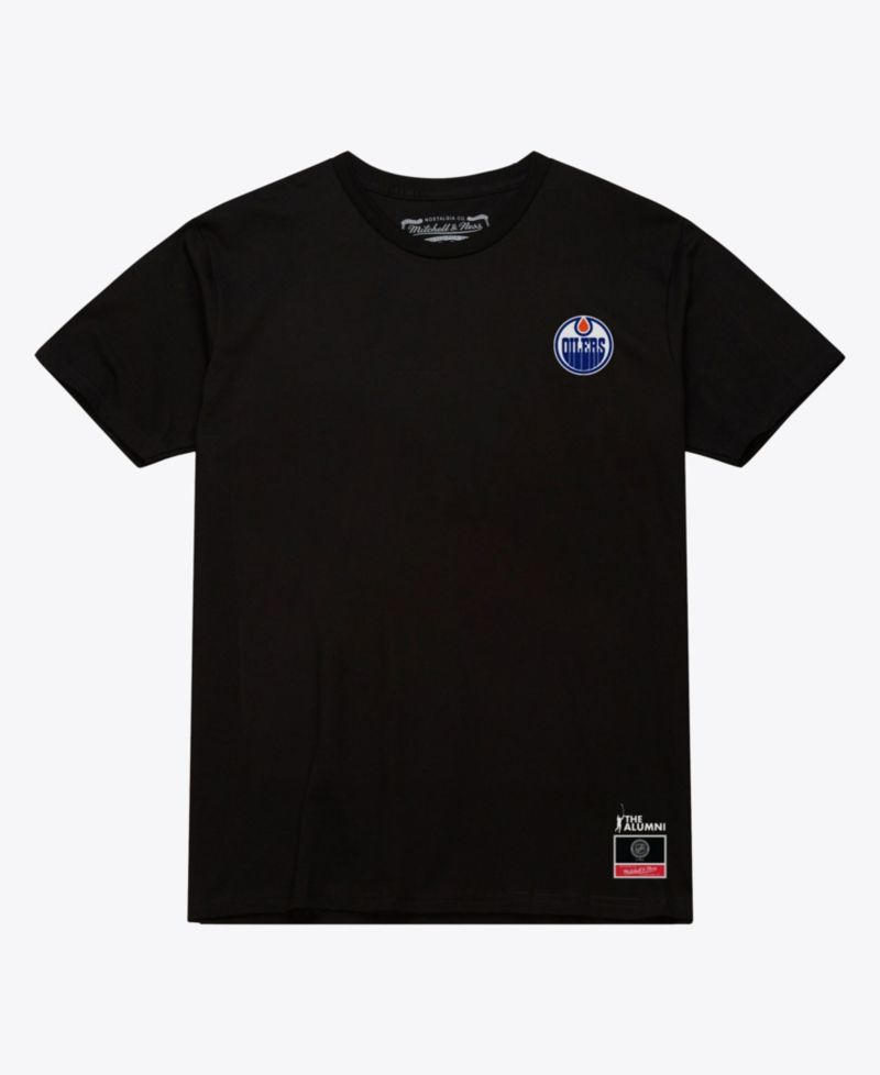 Men's Mark Messier Black Edmonton Oilers Photo T-Shirt