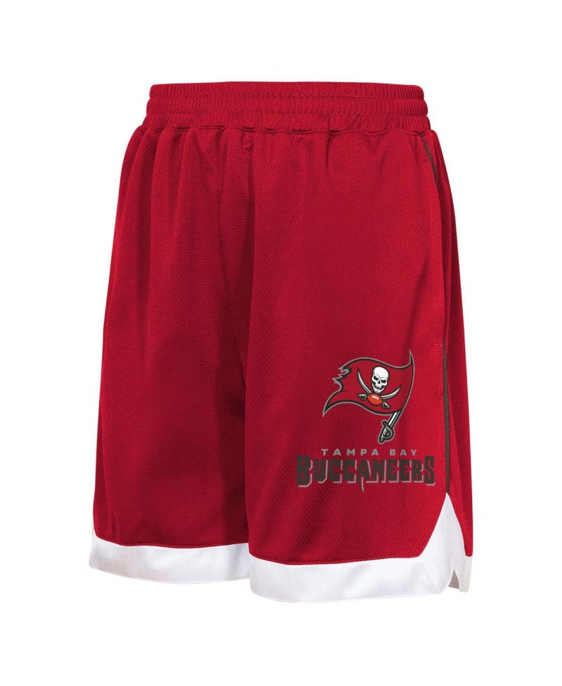 Big Boys and Girls Red Tampa Bay Buccaneers All Star Mesh Shorts
