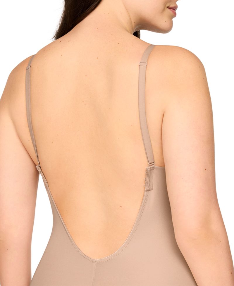 Women's Suit Your Fancy Plunge Low-Back Tummy-Control Bodysuit