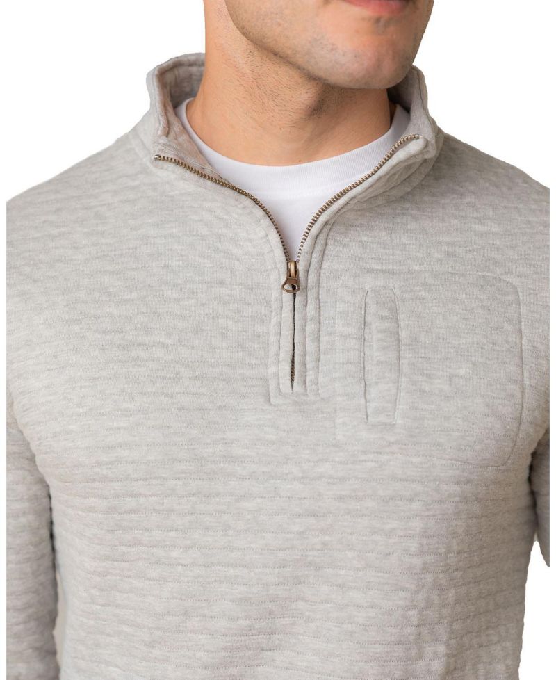 Men's Hope and Henry Quilted Half Zip Pullover