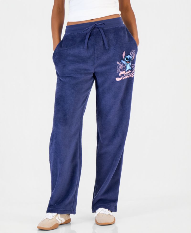 Women's Stitch Woobie Wide-Leg Fleece Pants