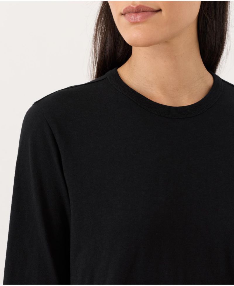 Women's Cotton Slub Organic Long Sleeve Tee