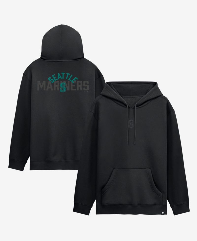 Men's Seattle Mariners Black Out Fleece Hoodie
