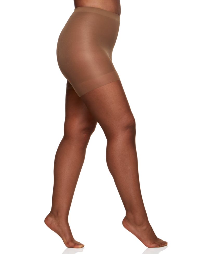Women's Plus Size Ultra Sheer Control Top Pantyhose, 4411