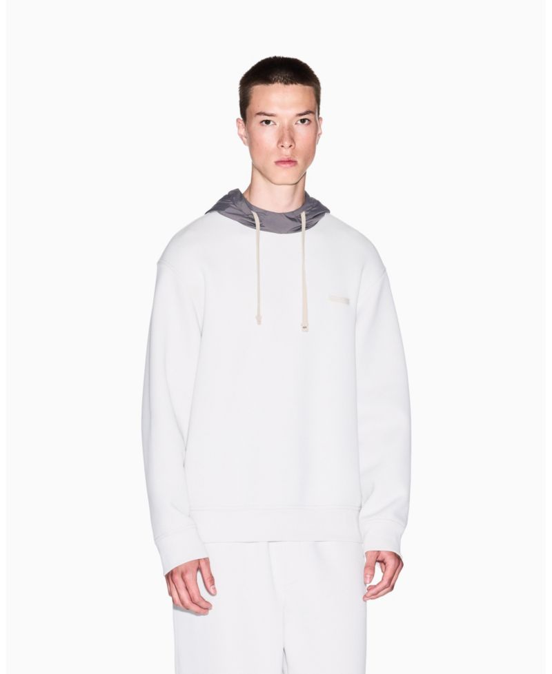 Men's Cozy Lab Color Block Pique Hoodie Sweatshirt