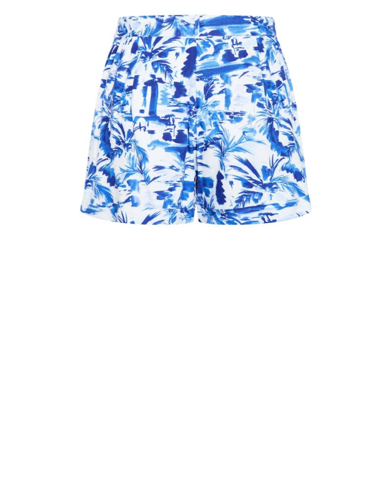 Women's Palm Print Short
