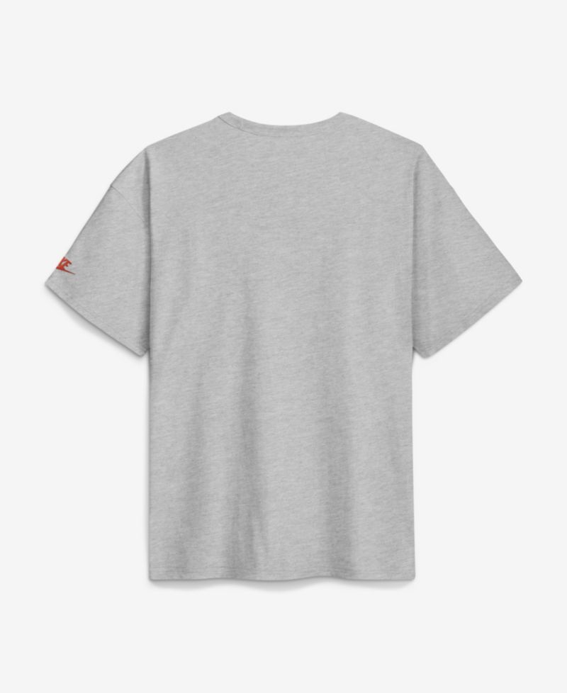 Men's Heather Gray Auburn Tigers Legacy Logo Max90 T-Shirt