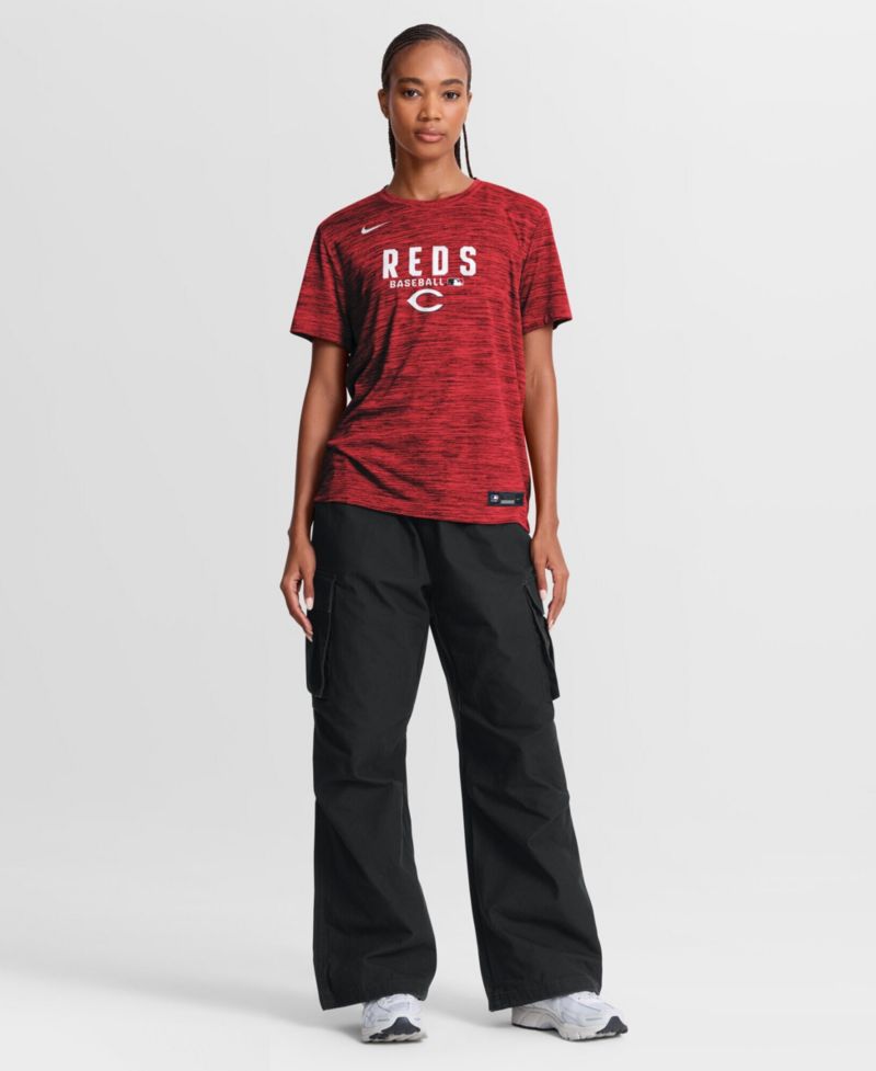 Women's Red Cincinnati Reds Authentic Collection Velocity Dri-FIT T-Shirt