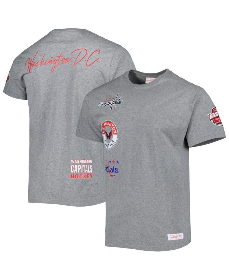 Men's Heather Gray Washington Capitals City Collection T-shirt