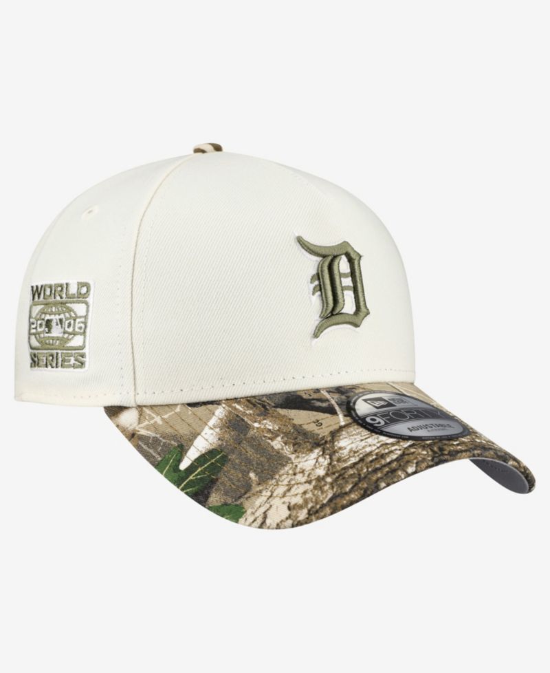 Men's Khaki/Realtree Camo Detroit Tigers 9FORTY A-Frame Adjustable Hat