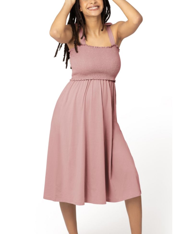 Women's Sienna Smocked Nursing Dress