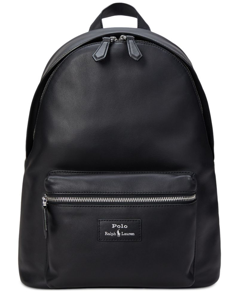 Men's Smooth Leather Backpack
