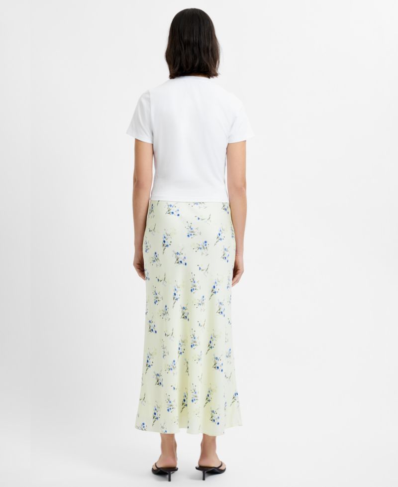 Women's Elyria Oona Yellow Floral Shift Midi Skirt