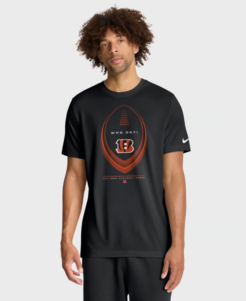 Men's Black Cincinnati Bengals Legend Icon Dri-FIT T-Shirt