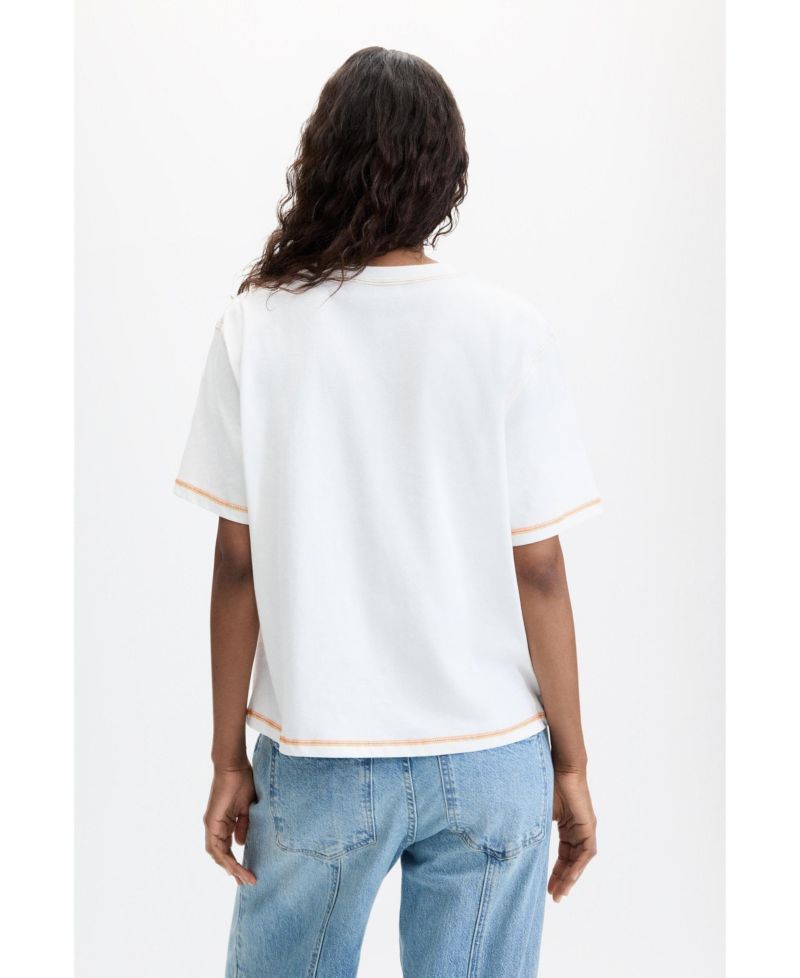 Women's Floral Print T-shirt 100% Cotton