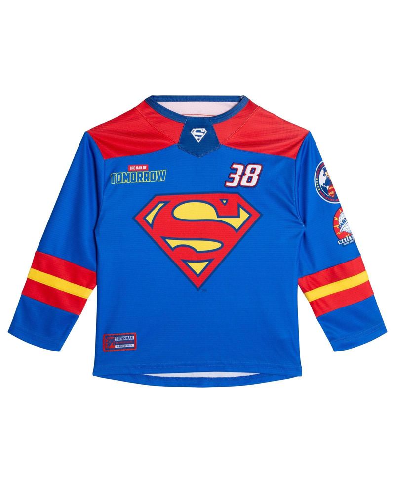 Superman Boys' 5- 16 Hockey Jersey