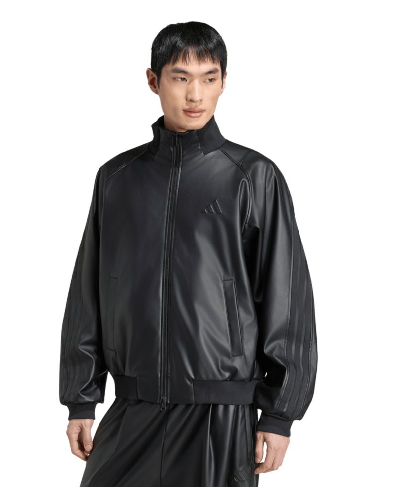 Stadium Faux Leather Jacket