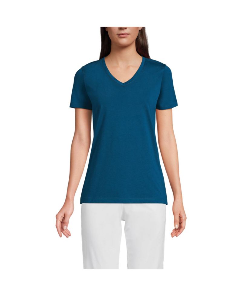 Women's Tall Supima Cotton V-neck T-Shirt