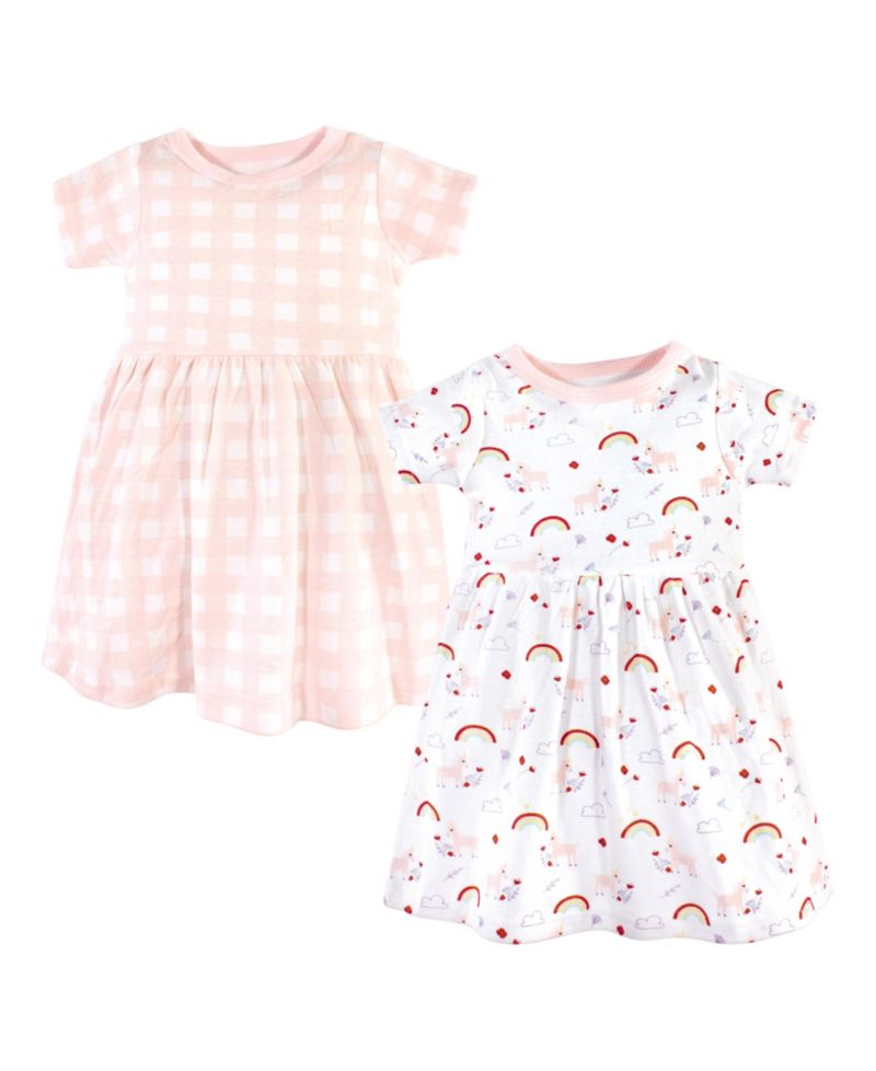 Baby Girls Stylish All-Season Dress 2Pk