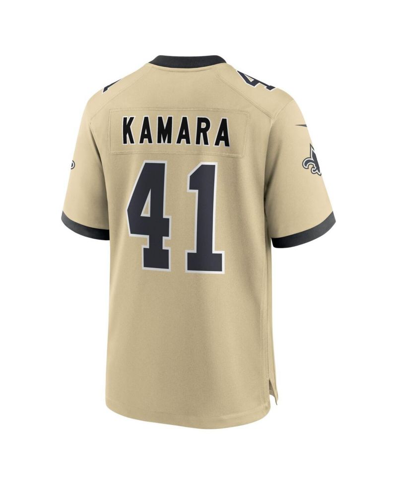 Big Boys and Girls Alvin Kamara Gold New Orleans Saints Gameday Golds Alternate Game Player Jersey
