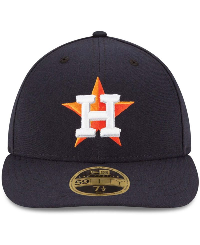 Men's Navy Houston Astros Home Authentic Collection On-Field Low Profile 59FIFTY Fitted Hat