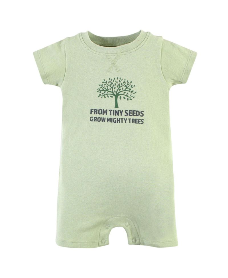 Baby Boys Unisex 2 Pack of Natural Rompers