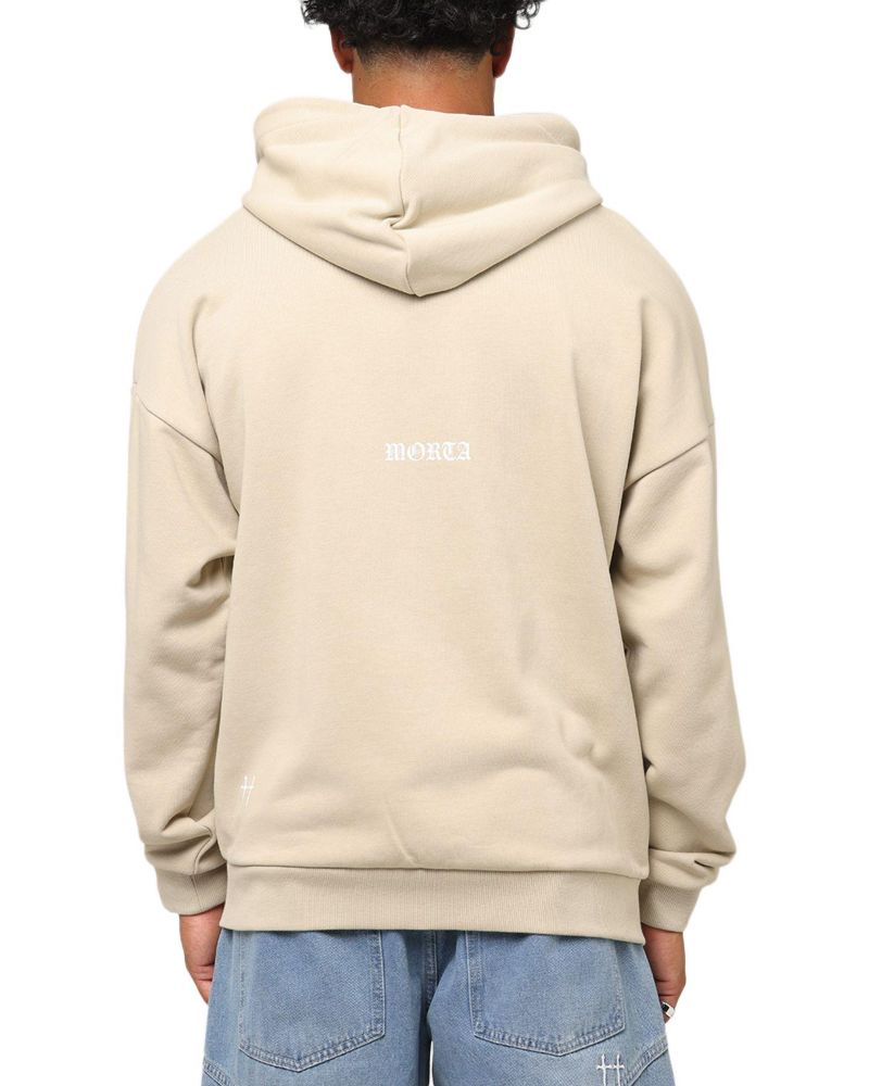 Men's Gothic Distressed Zip Hoodie