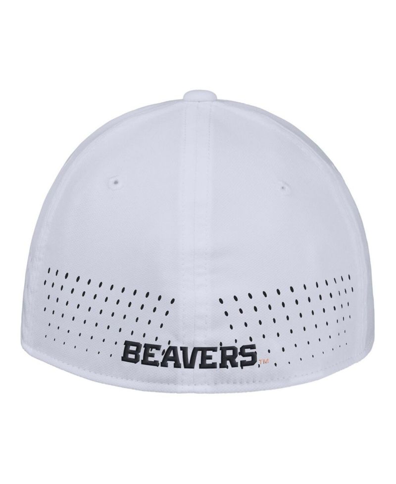 Men's White Oregon State Beavers 2025 On-Field Performance Flex Hat