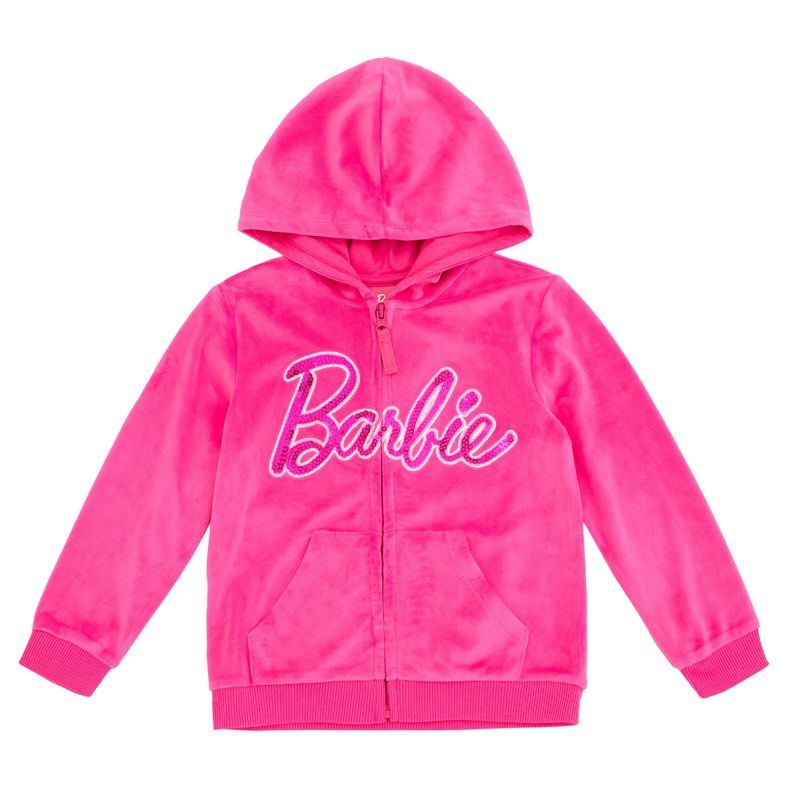 Toddler Girls Velour Matching Family Zip Up Hoodie & Pants Outfit Set Adult