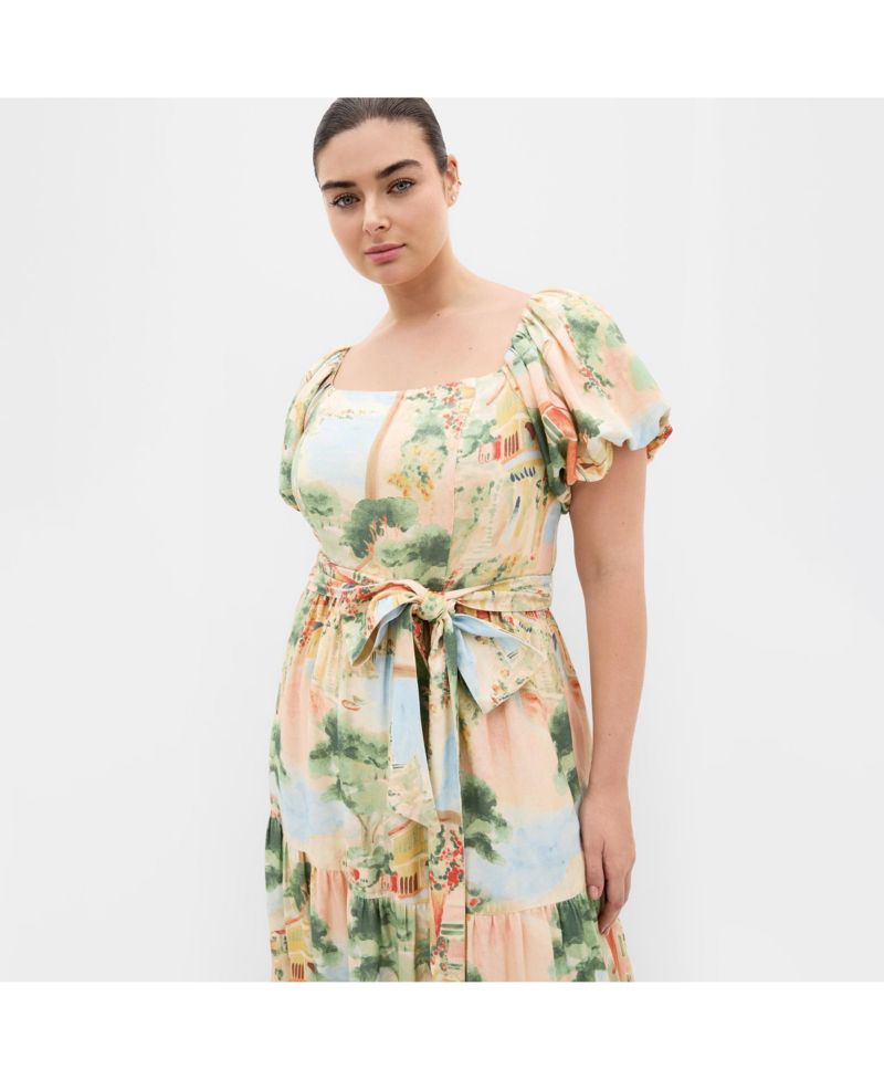 Women's Laurena Sardinia Print Maxi Dress