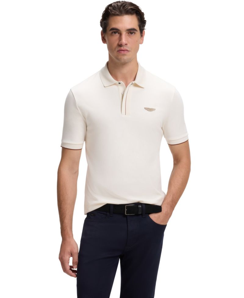 x Aston Martin Men's Mercerized Cotton Regular-Fit Polo Shirt
