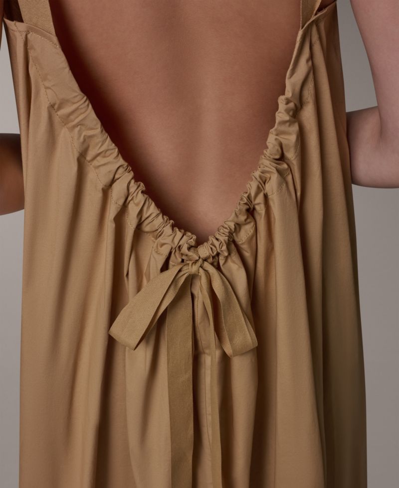 Women's Sleeveless Halter Tie Back Maxi Dress