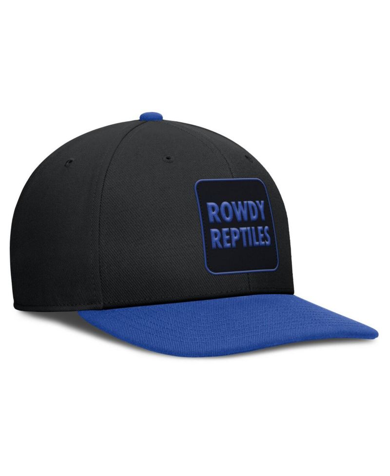 Men's Black/Royal Florida Gators 2025 Sideline Campus Pro Local Snapback Hat